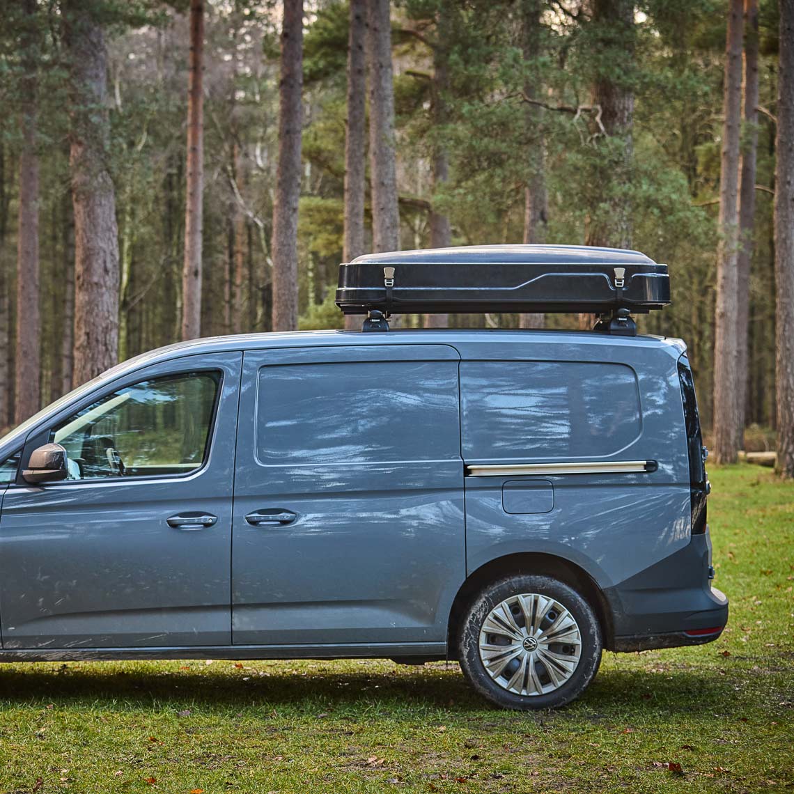 Lofti Betty rooftop tent at a forest campsite